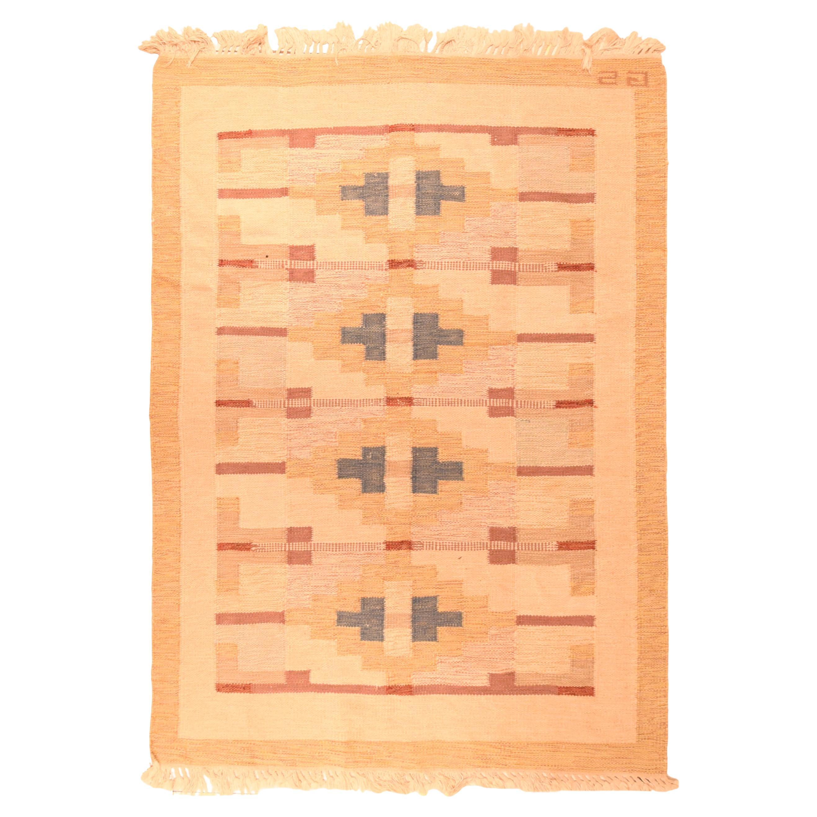 Kilim suédois 4'6'' x 6'5''