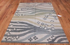 Vintage Swedish Kilim by Britta Randahl Ljusterdal. Size: 4' 7" x 6' 6"