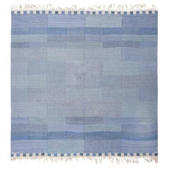Vintage Swedish Kilim by Marianne Richter for Marta Maas. Size: 7' 4" x 7' 6"