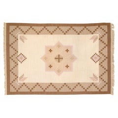 Tapis Kilim suédois vintage