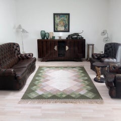 Rug & Kilim svedese vintage "Opal", di Brita Svefors per Axeco