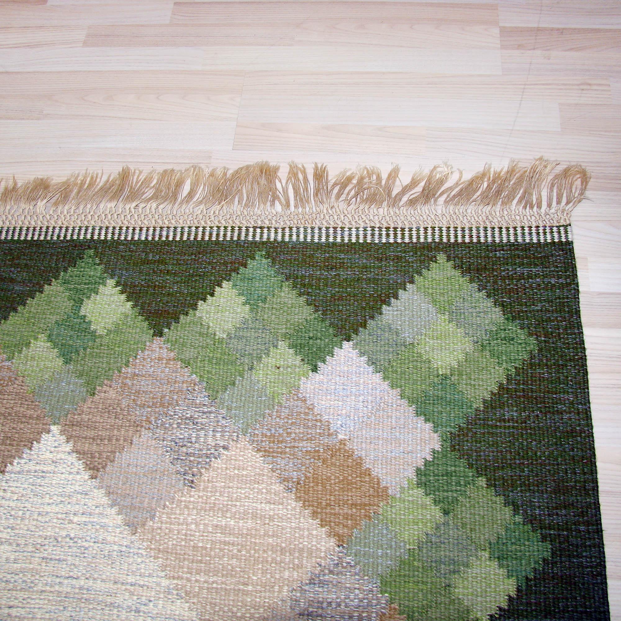 Vintage Swedish Kilim Rolakan 
