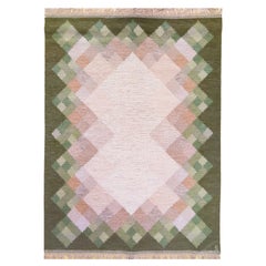 Vintage Swedish Kilim Rolakan "Opal", Rug by Brita Svefors for Axeco