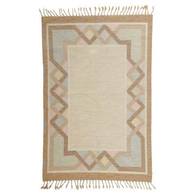 Anna-Johanna Ångström Vintage Swedish Kilim Rollakan Rug, Linné For ...