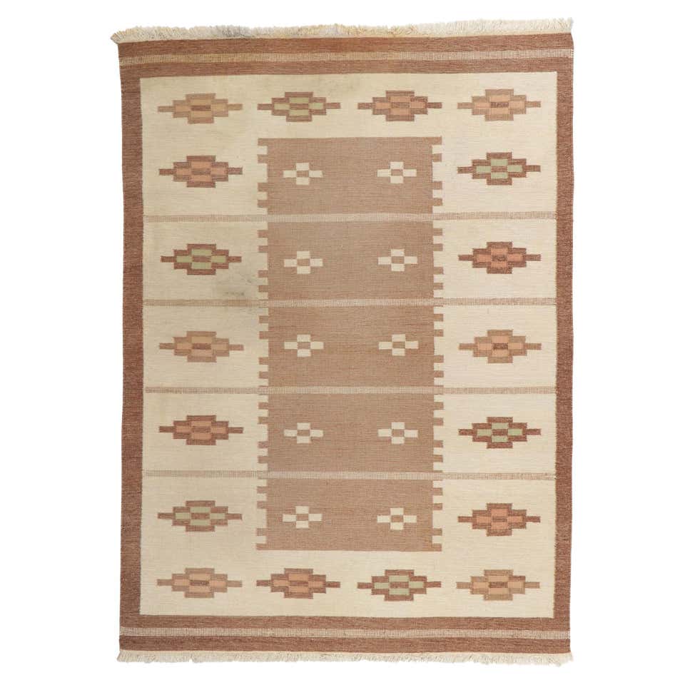Vintage Swedish MCM Rug with Scandinavian Modern Style, Modern Danish ...