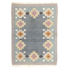 Ida Rydelius Retro Swedish Rollakan Rug