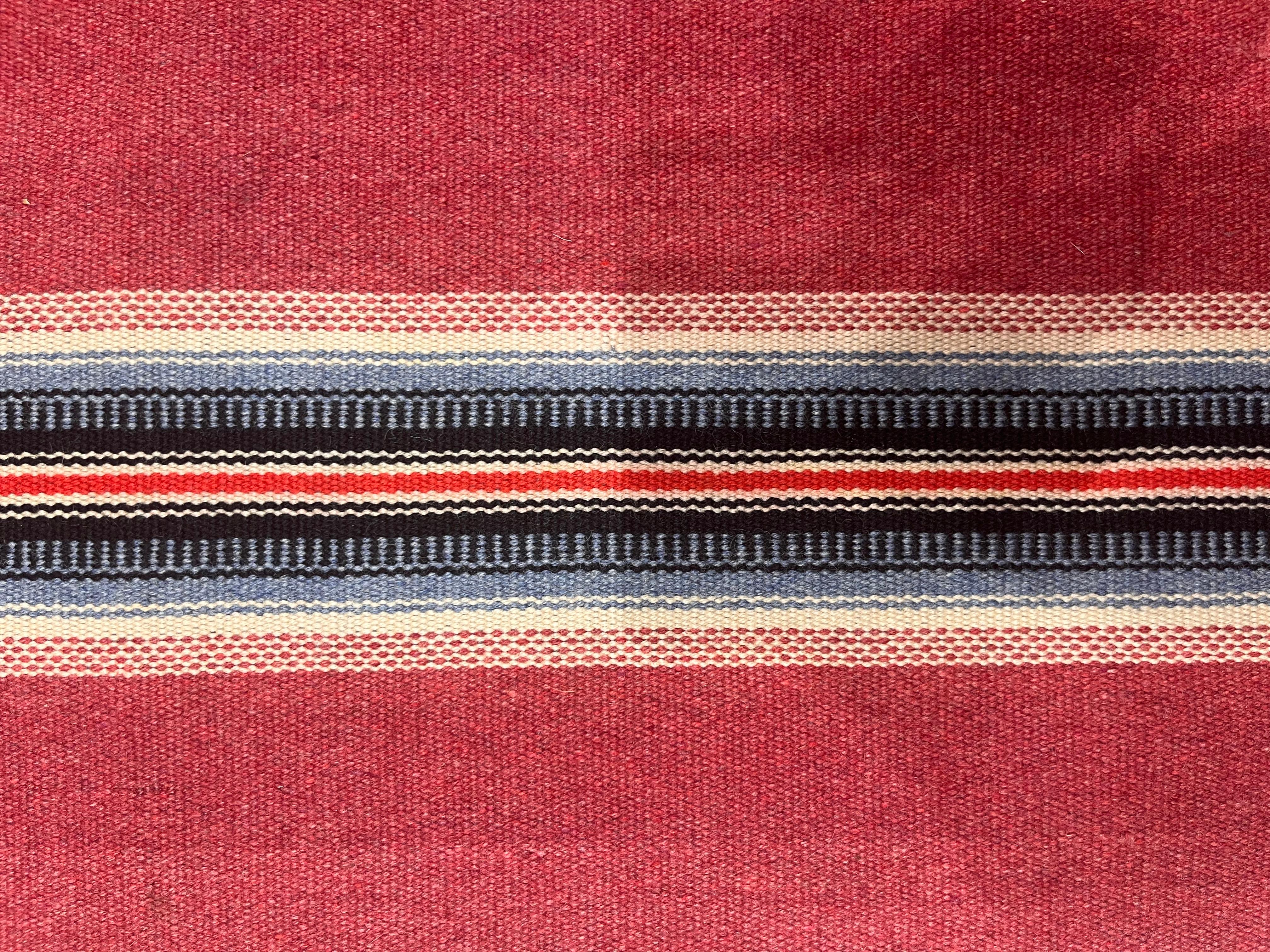 Vintage Swedish Kilim Rug 3'7
