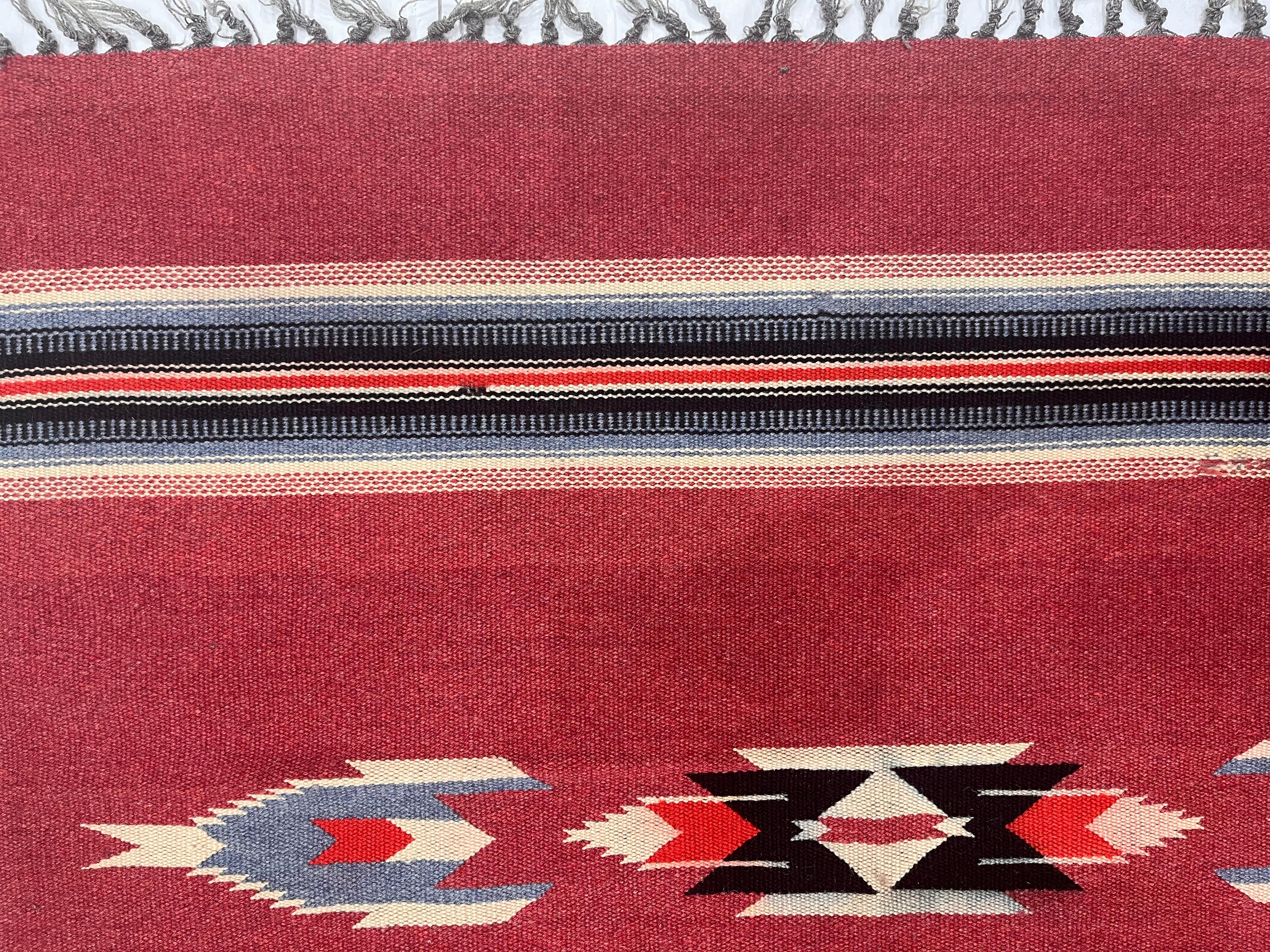 20th Century Vintage Swedish Kilim Rug 3'7