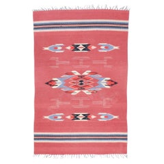 Vintage Swedish Kilim Rug 3'7" x 5’9"