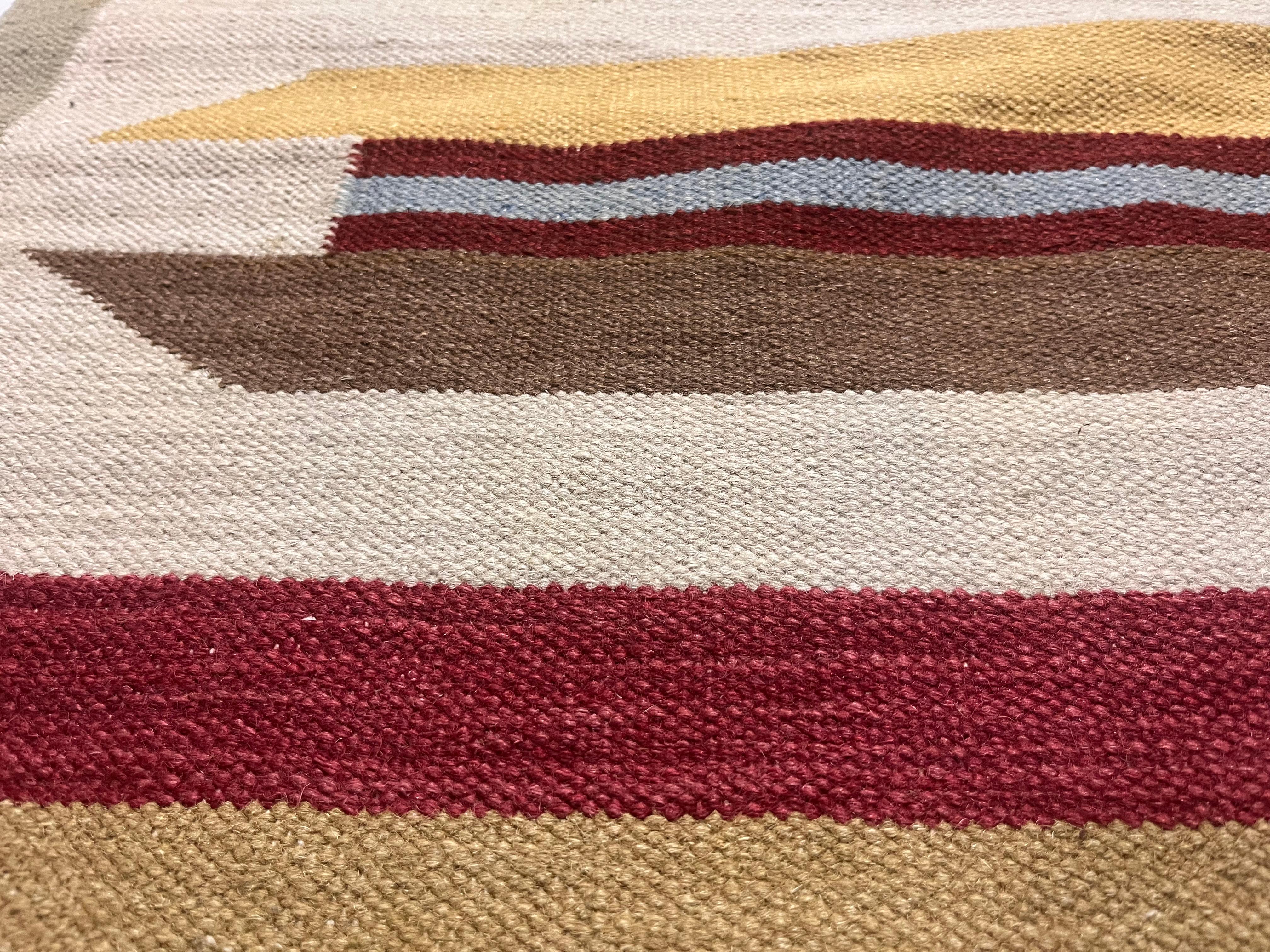 Laine Rug & Kilim suédois vintage 4'0