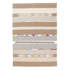 Vintage Swedish Kilim Rug 4’10"x 7’2”
