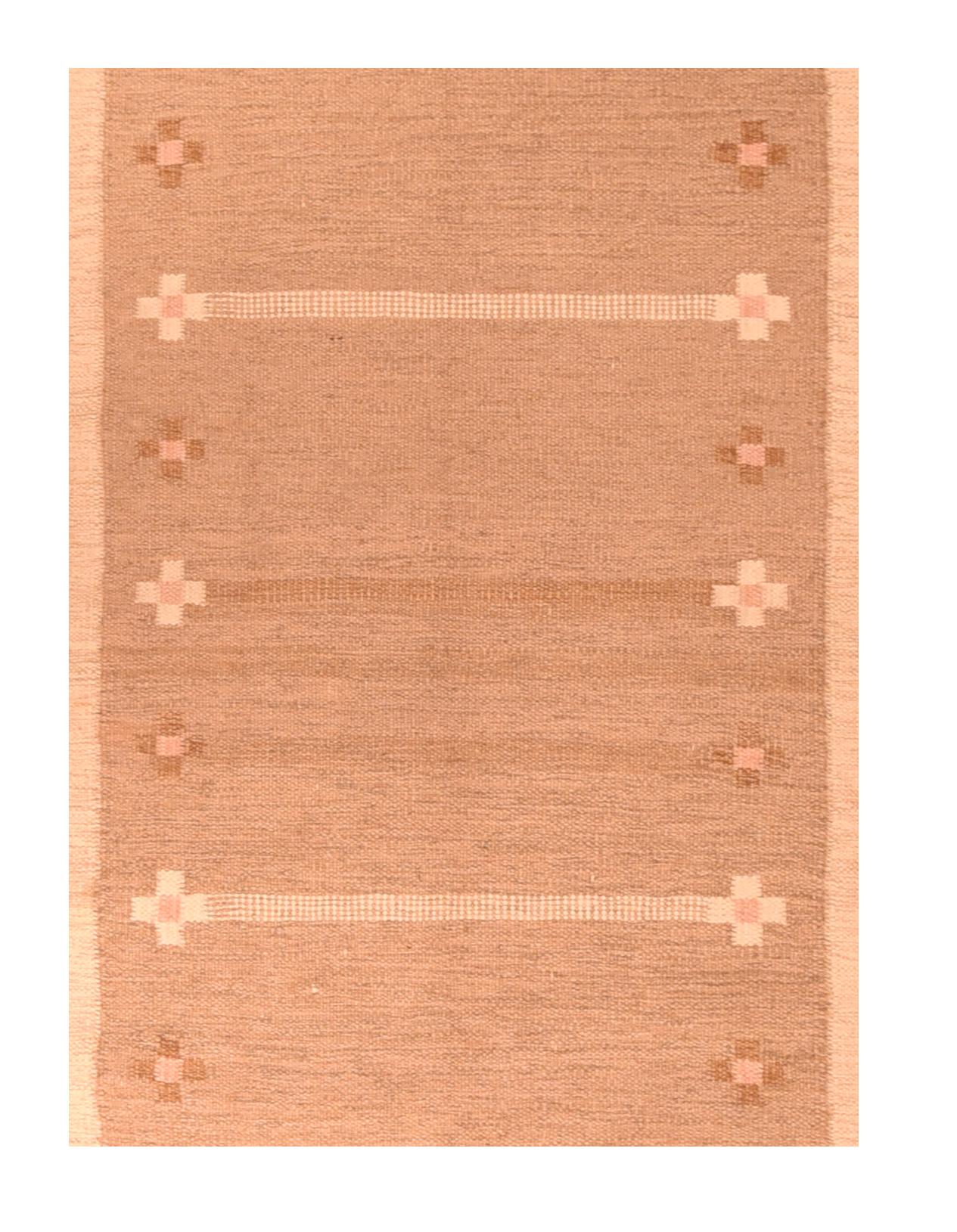 Schwedischer Kelim-Teppich im Vintage-Stil 5'7'' x 8'2'' im Zustand „Gut“ im Angebot in New York, NY