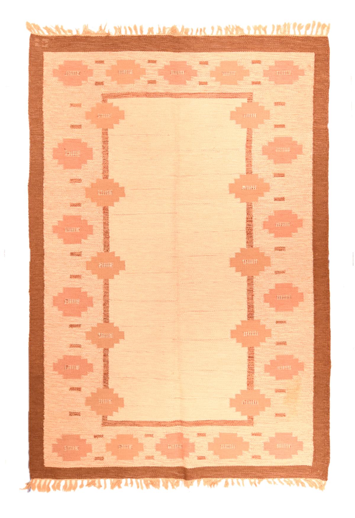 Suédois Tapis Kilim suédois vintage 5'8'' x 8'5'' en vente