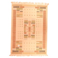 Tapis Kilim suédois vintage 5'9'' x 7'11''