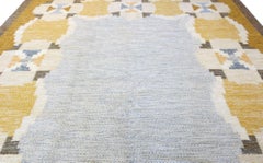Vintage Swedish Kilim Rug, circa Mid-20th Century