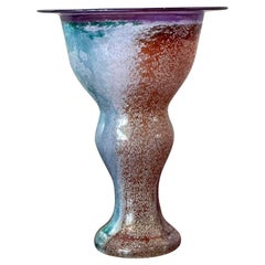 Jarrón vintage sueco Kosta Boda art glass