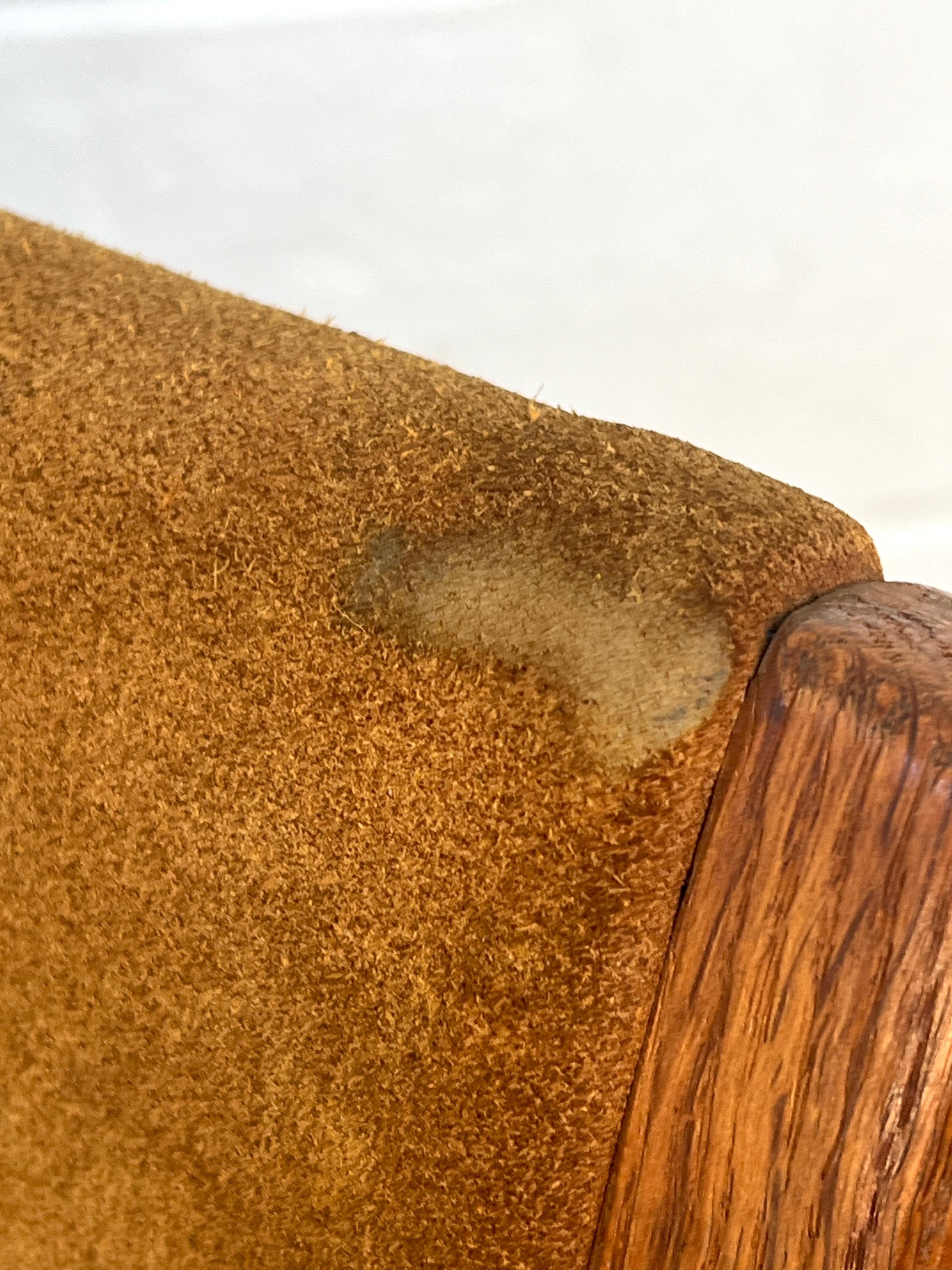 Vintage Swedish Lamino Chair & Ottoman in Sheepskin by Yngve Ekstrom for Swedese For Sale 2