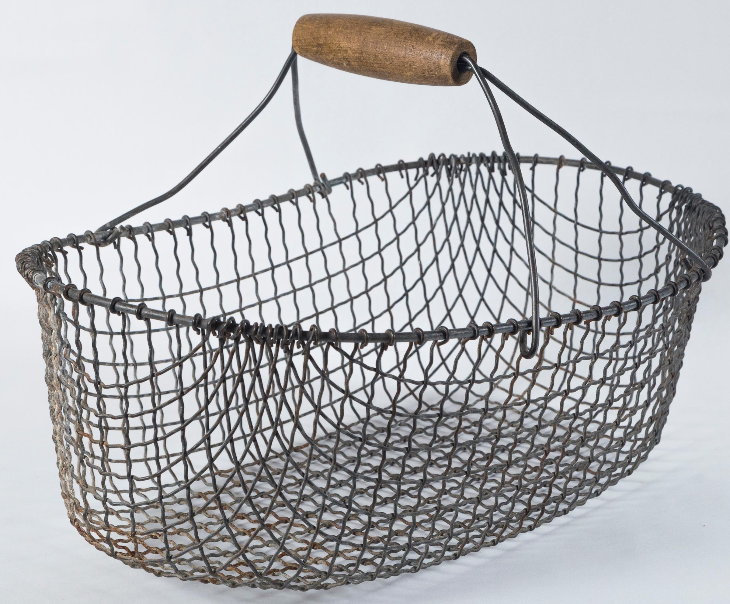 Vintage Swedish Market Baskets, circa 1920 1