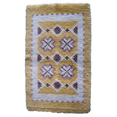 Tappeto vintage svedese Mid-Century Modern Shag Rya
