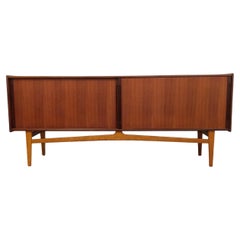 Vintage Swedish Mid Century Modern Teak Credenza by Ulferts