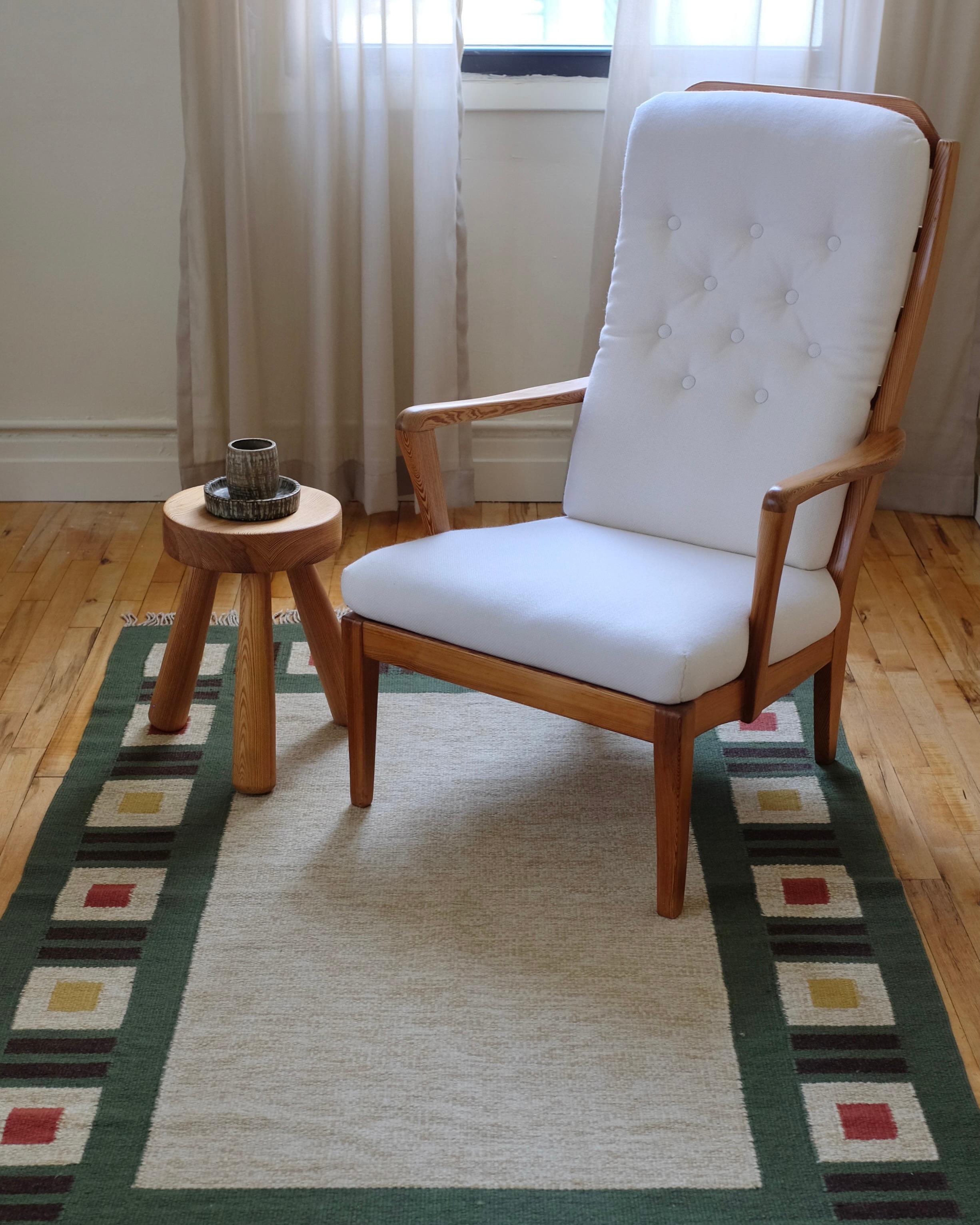 Vintage Swedish Mid-century rug en vente 2