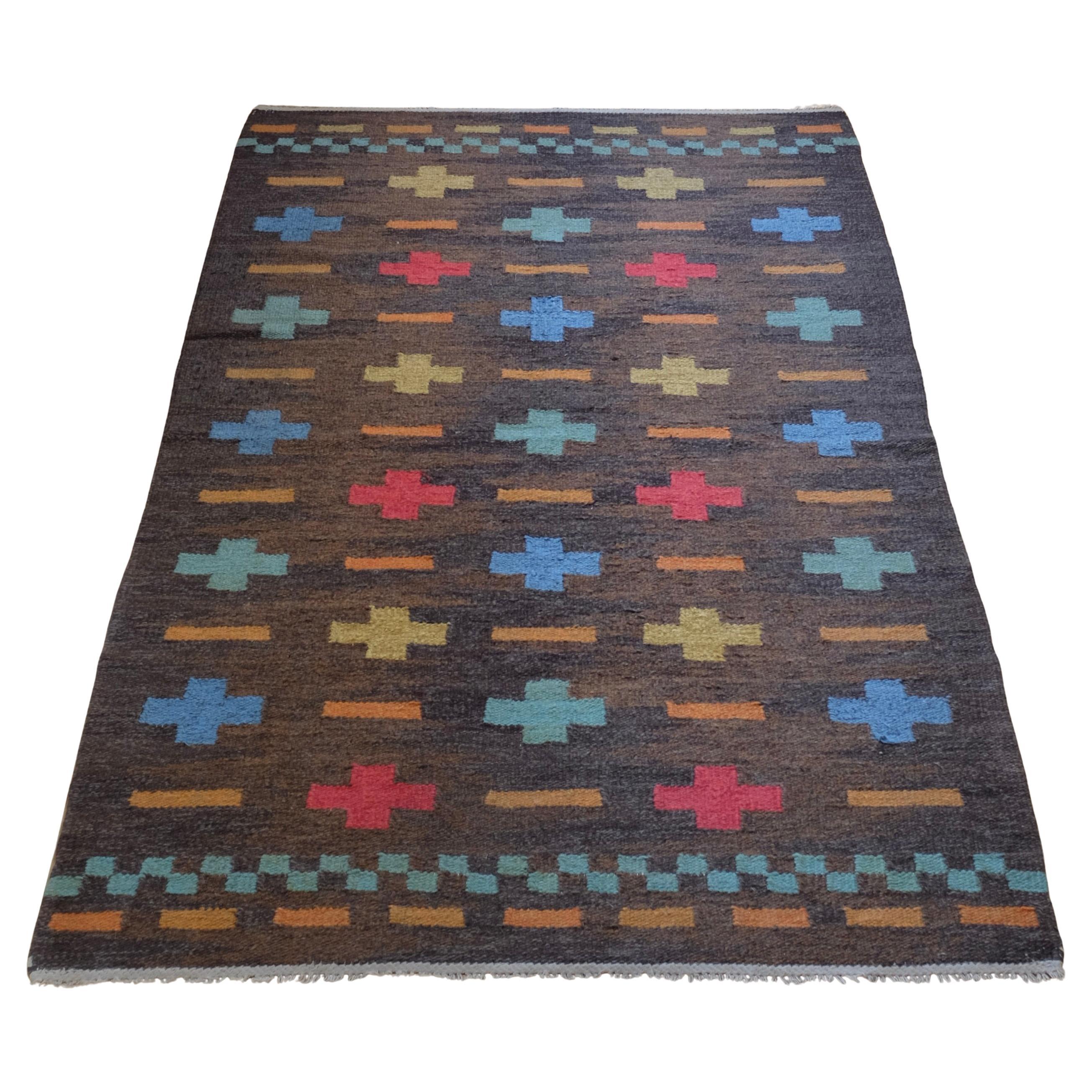 Vintage Swedish Mid-century rug