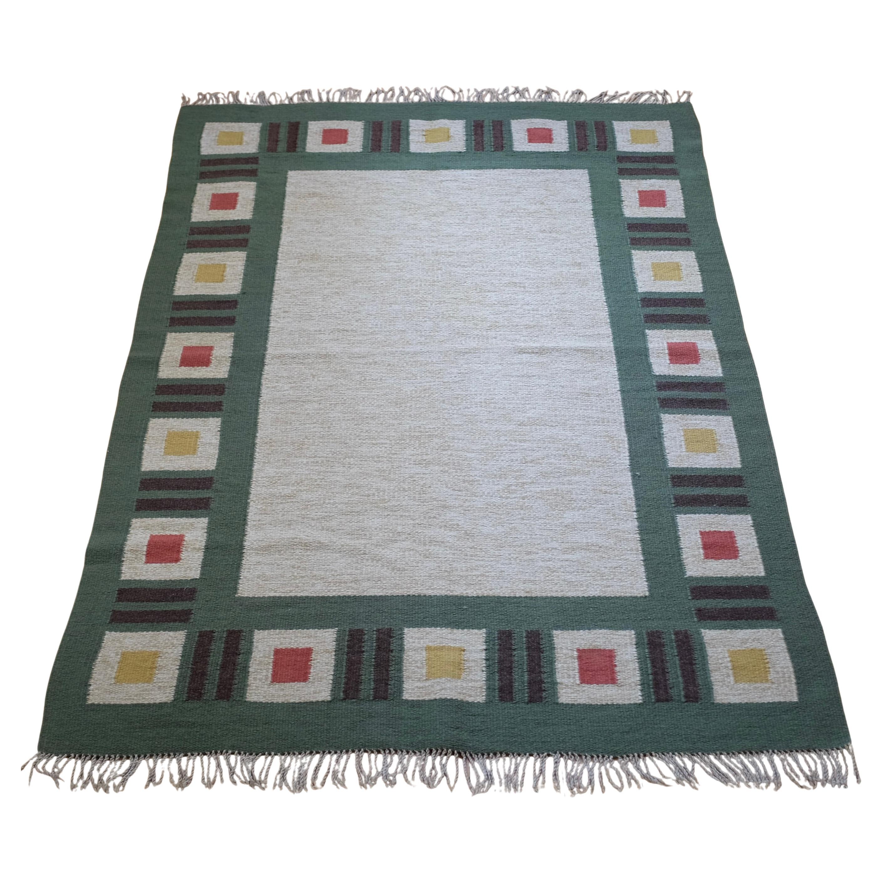 Vintage Swedish Mid-century rug