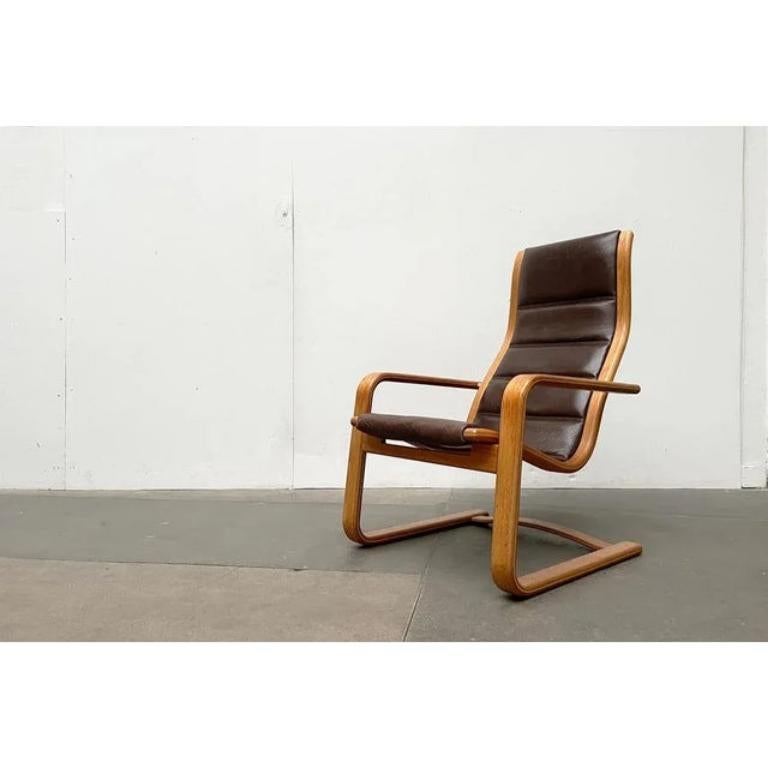 Chaise longue en hêtre Lamello, modèle suédois, Yngve Ekström, 1970 en vente 4
