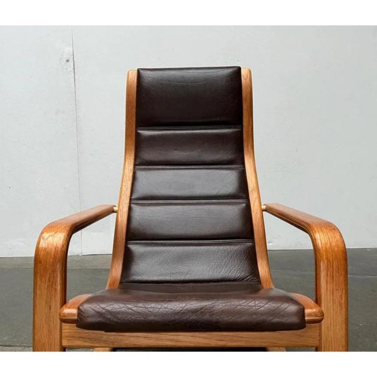 Suédois Chaise longue en hêtre Lamello, modèle suédois, Yngve Ekström, 1970 en vente