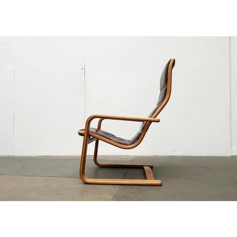 Chaise longue en hêtre Lamello, modèle suédois, Yngve Ekström, 1970 en vente 3