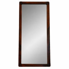Espejo de pared Vintage Sueco Moderno Fröseke, Ab Nybrofabriken Palo de rosa