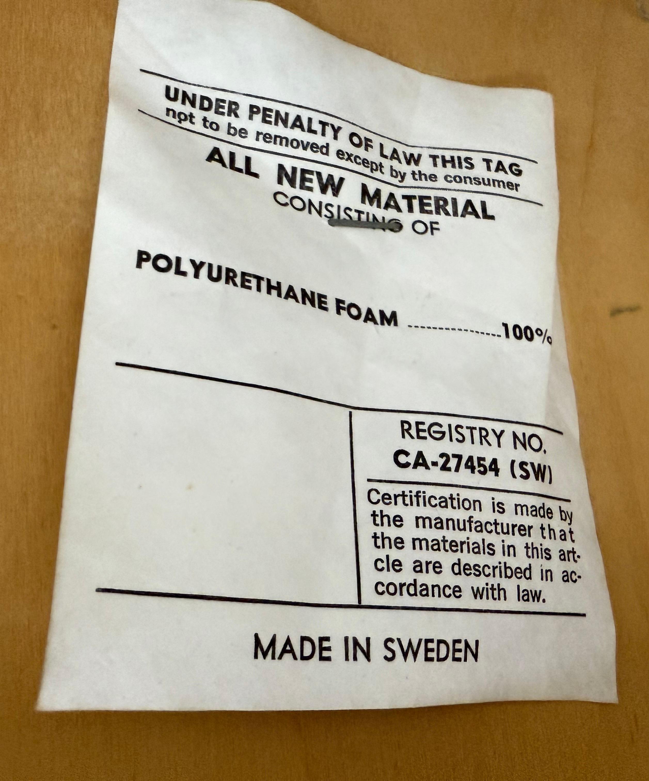 Vintage Swedish Modern Oak Dining Chairs - 5er-Set (Polster) im Angebot