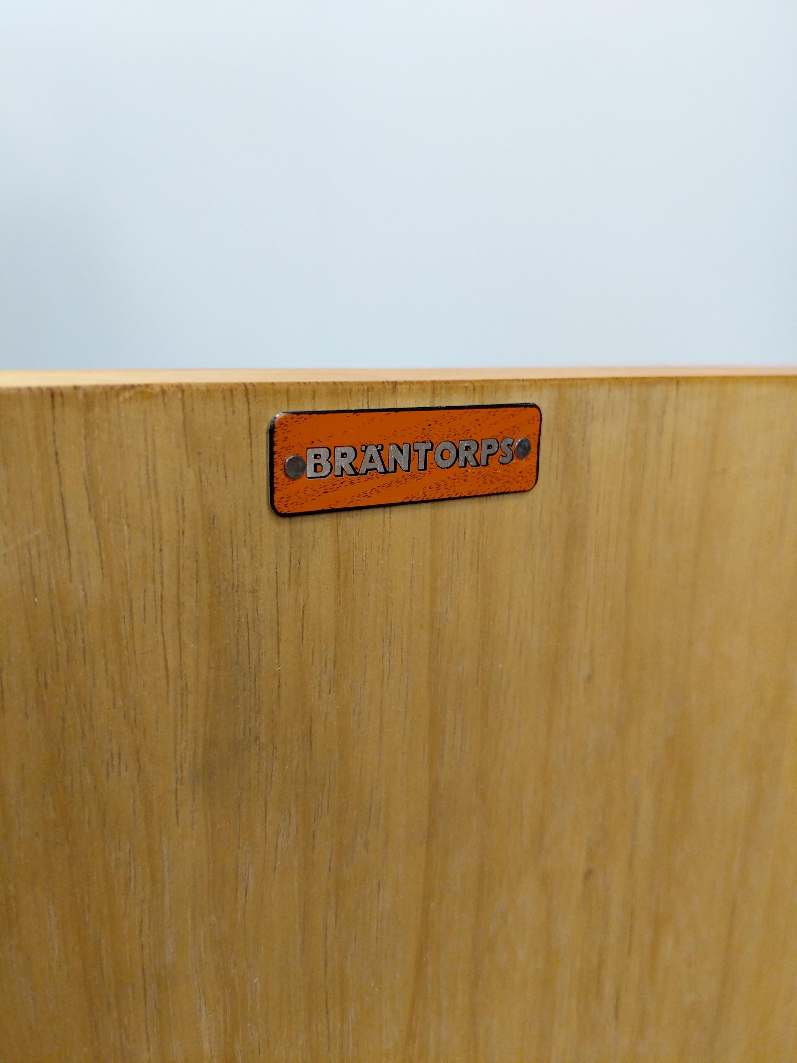 Vintage Schwedisch Modern Teak Anrichte / Sekretär von Brantorps im Angebot 2