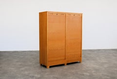 vintage Swedish oak filing cabinet