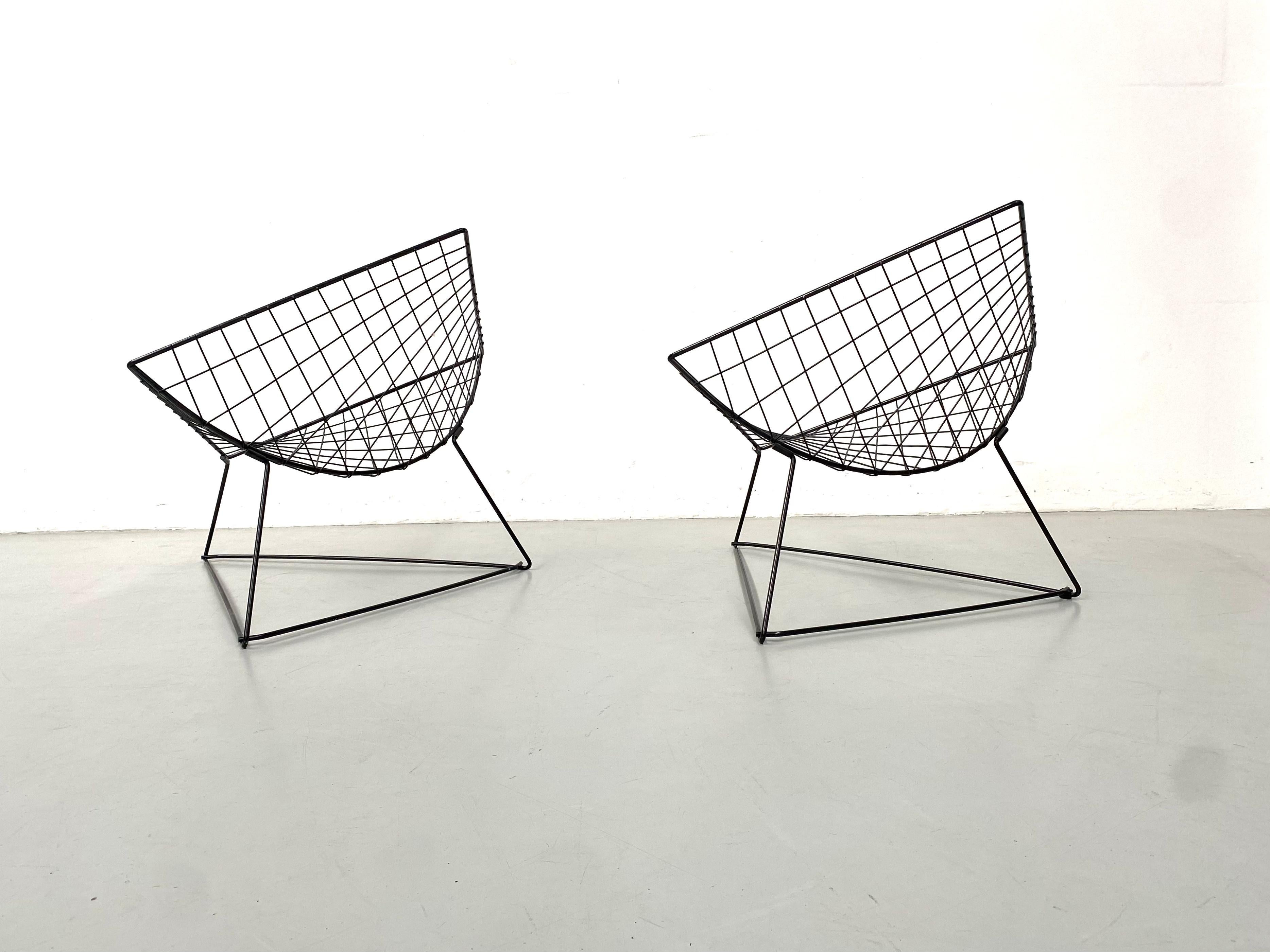 Vintage Swedish OTI Wired Chair by Niels Gammelgaard for IKea, 1980s 2