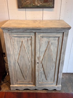 Vintage Swedish Painted Cabinet