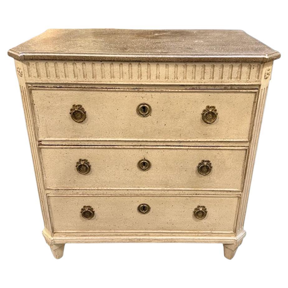 Vintage Swedish Painted Chest