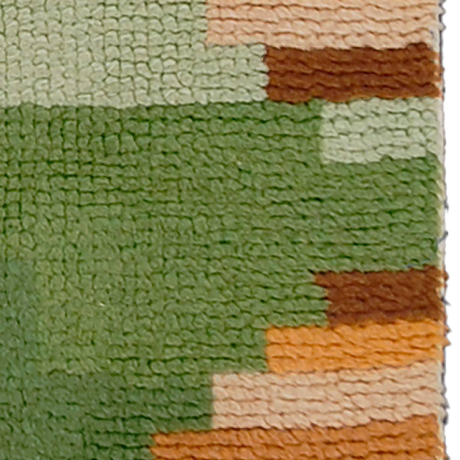 Alfombra de pelo sueca vintage, 1930-1950 Escandinavo moderno en venta