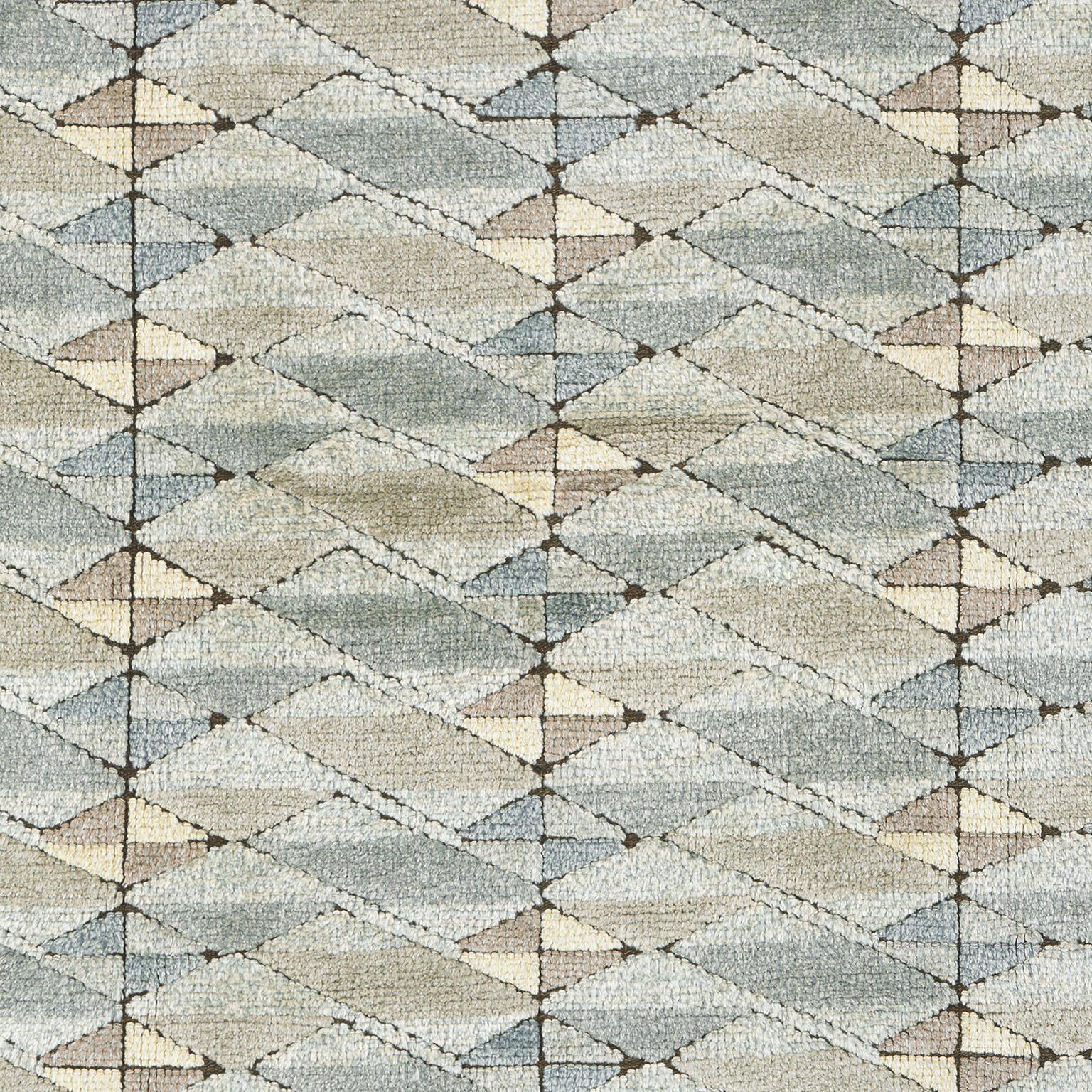 Alfombra de pelo sueco vintage de Brita Grahn Escandinavo moderno en venta