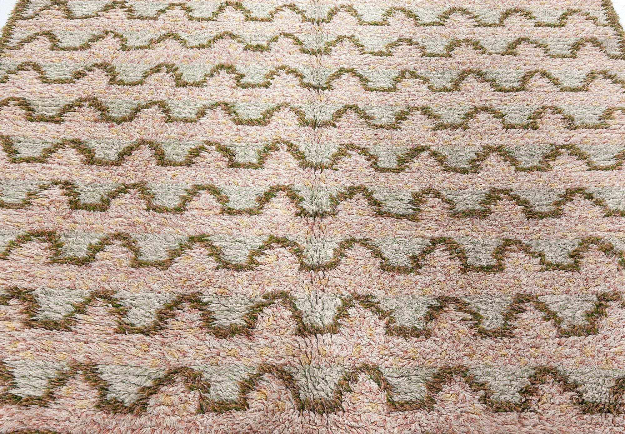 Alfombra vintage de pelo sueco de Sigvard Bernadotte en Doris Leslie Blau Sueco en venta