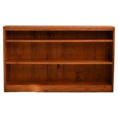 Vintage Swedish Pine Bookcase, 1940s – Adjustable Shelves, Scandinavian Modern