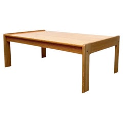 Vintage Swedish Pine Couch Table by Yngve Ekström, 1970s