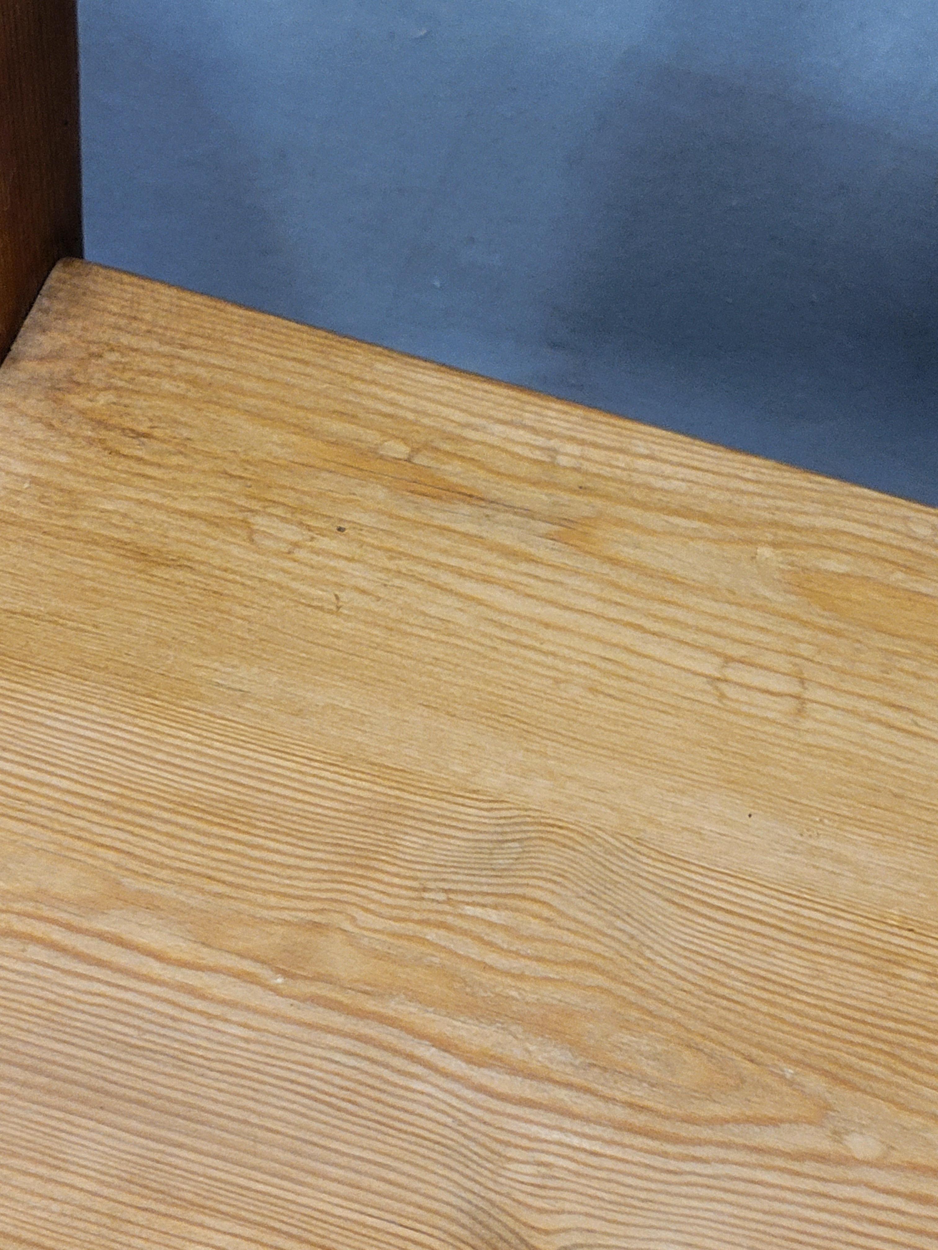 Vintage Swedish Pine Farmhouse Dining Chairs, Set of 6 For Sale 13