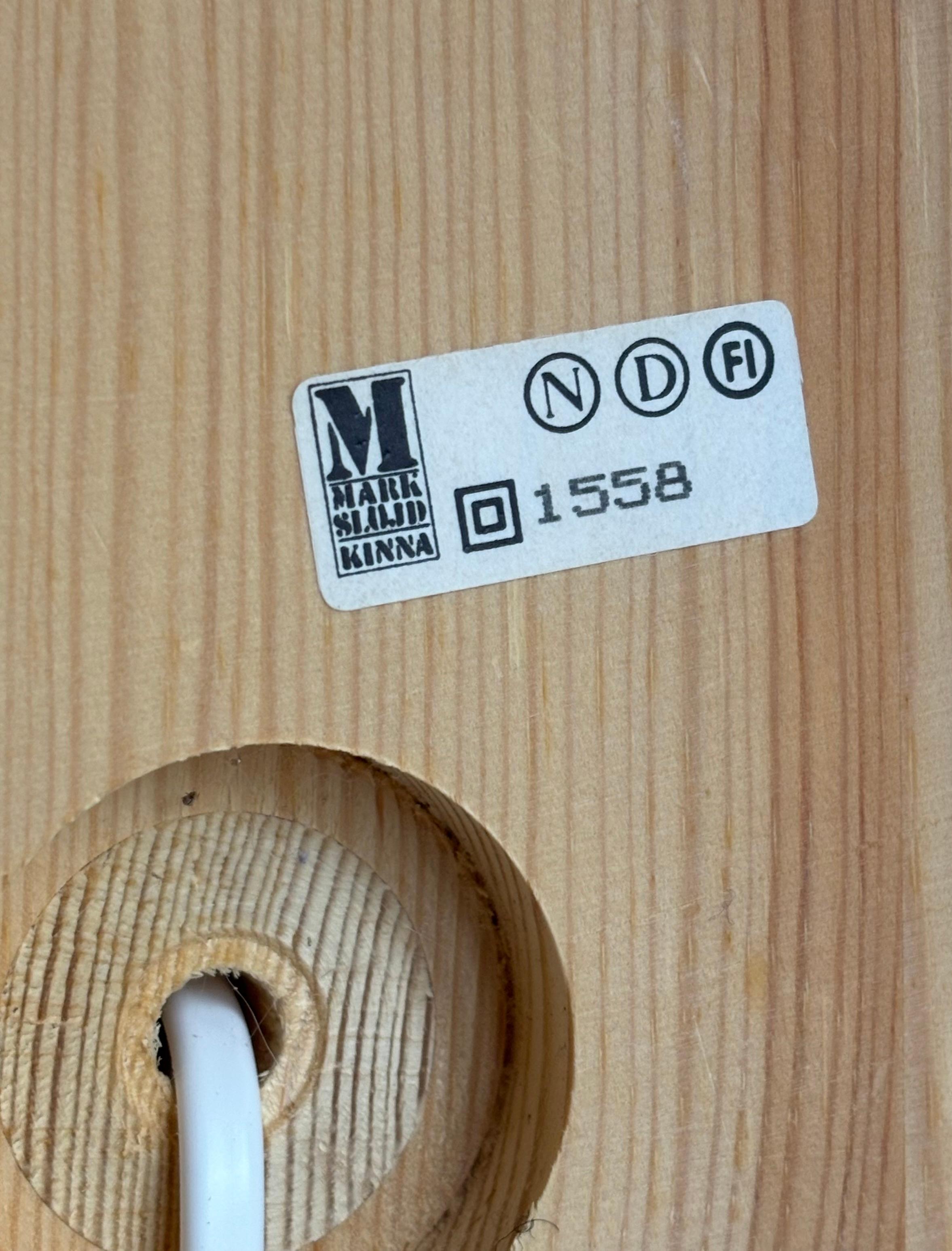 Lampe de table vintage en pin suédois, 1970 Bon état - En vente à Copenhagen, DK