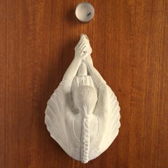 Vintage Swedish Plaster Ballerina Figurine