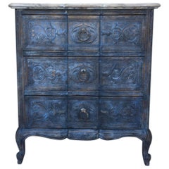 Vintage Swedish Rococo Style Chest, 1940s