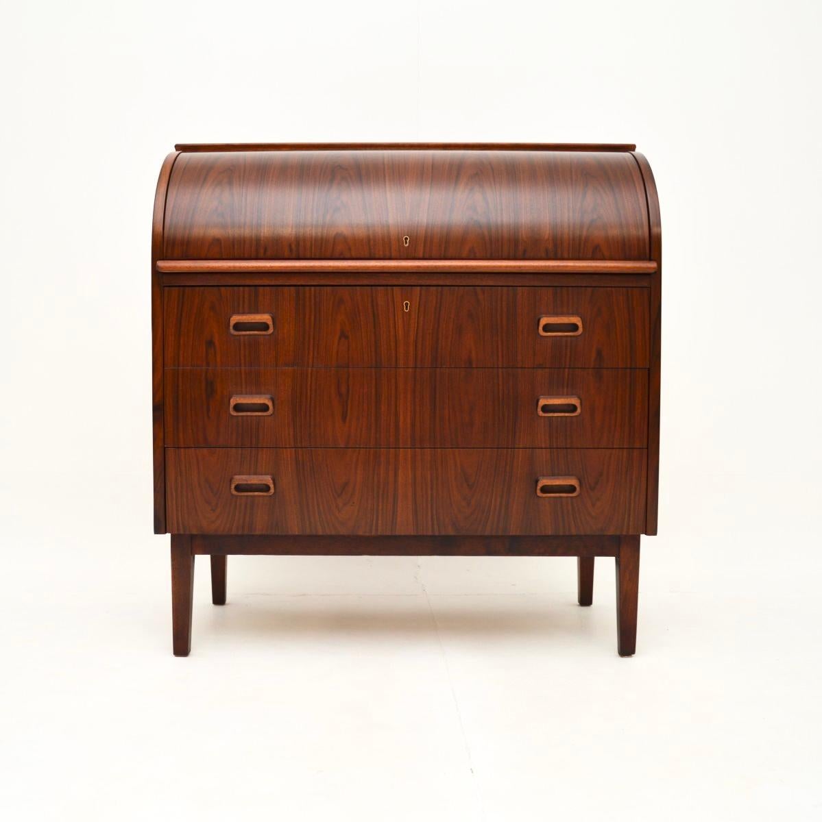 Schwedisches Roll-Top-Büro im Vintage-Stil (Mitte des 20. Jahrhunderts) im Angebot