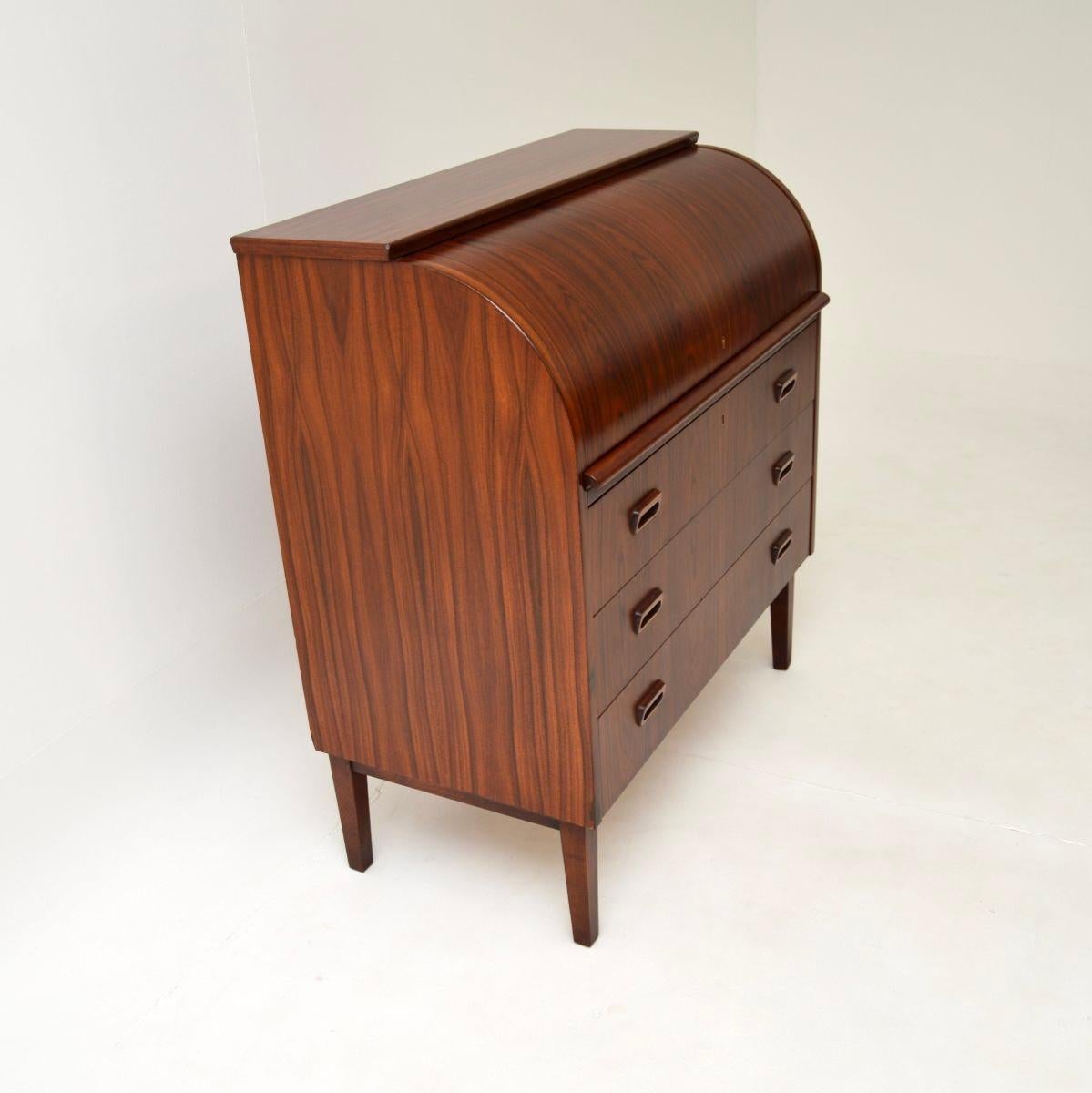 Schwedisches Roll-Top-Büro im Vintage-Stil im Angebot 1