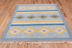 Vintage Swedish Rollaken Rug