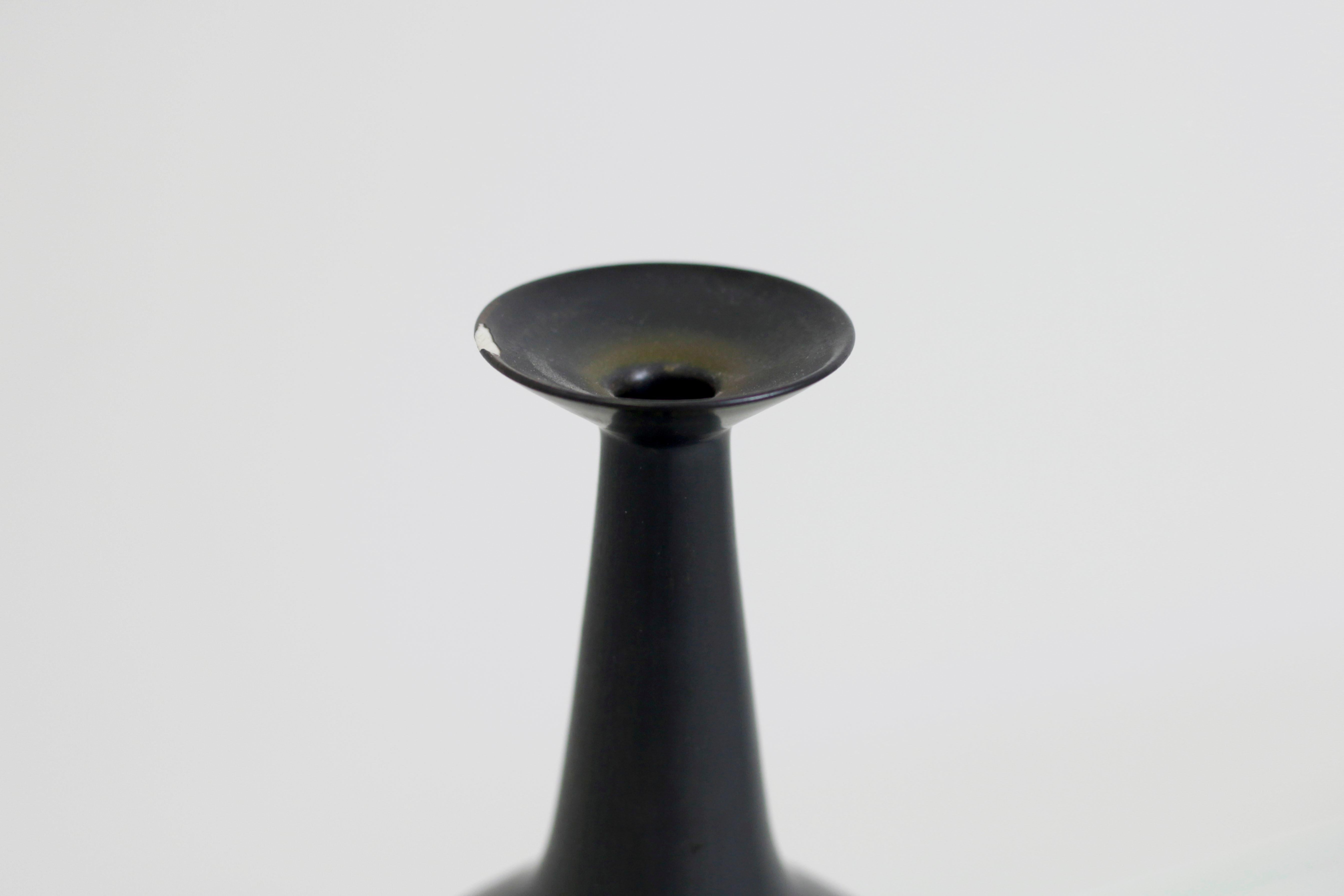 Glazed Vintage Swedish Rörstrand Vase in the Manner of Gunnar Nylund